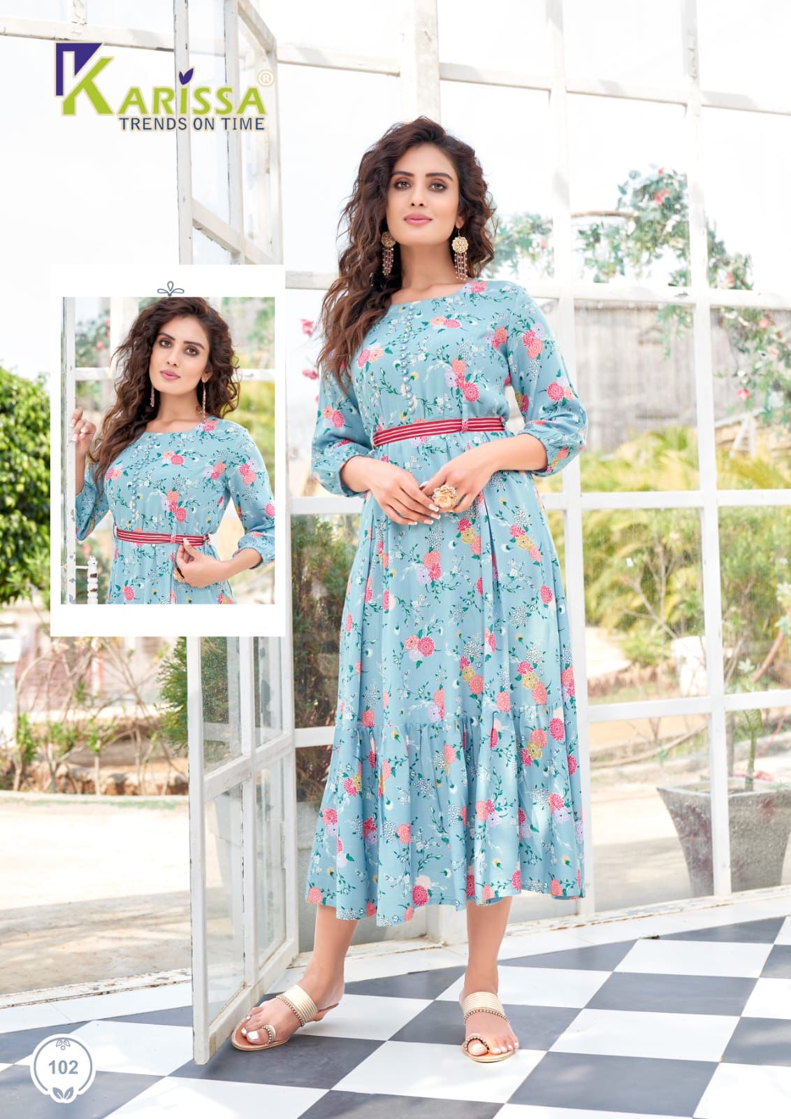 Karissa Kinlee Nx 1 New Stylish Party Wear Latest  Anarkali Kurti Collection